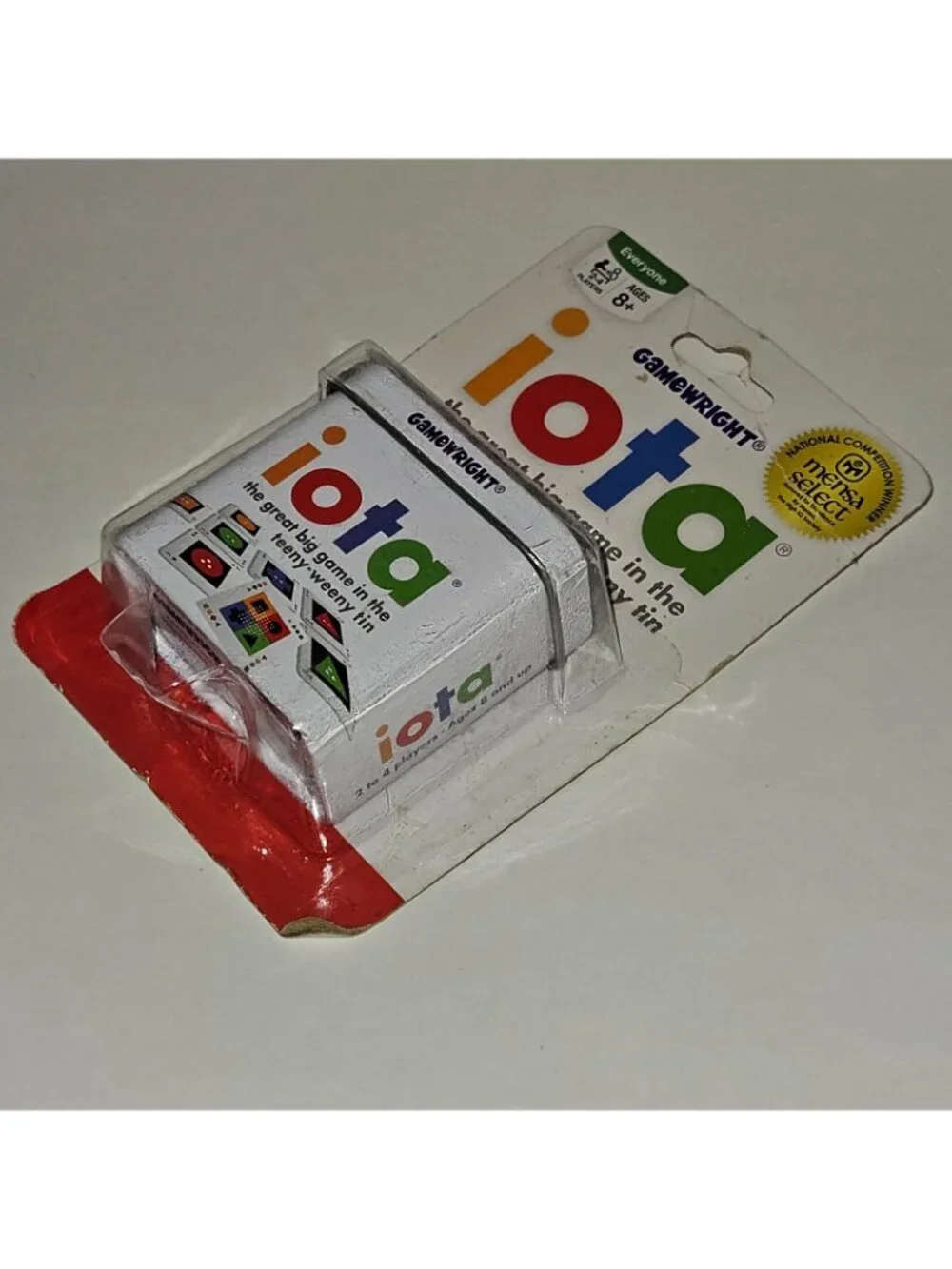 Iota Great Big Game Teeny Weeny Tin Cards Instructions Gamewright FACTORY SEALED